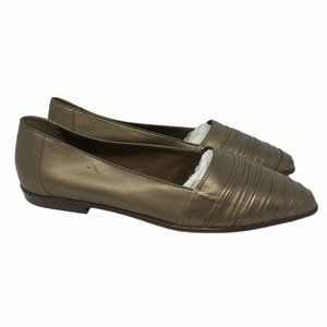 Amanda Scott Victoria Loafer Flat Shoes Bronze 8.5